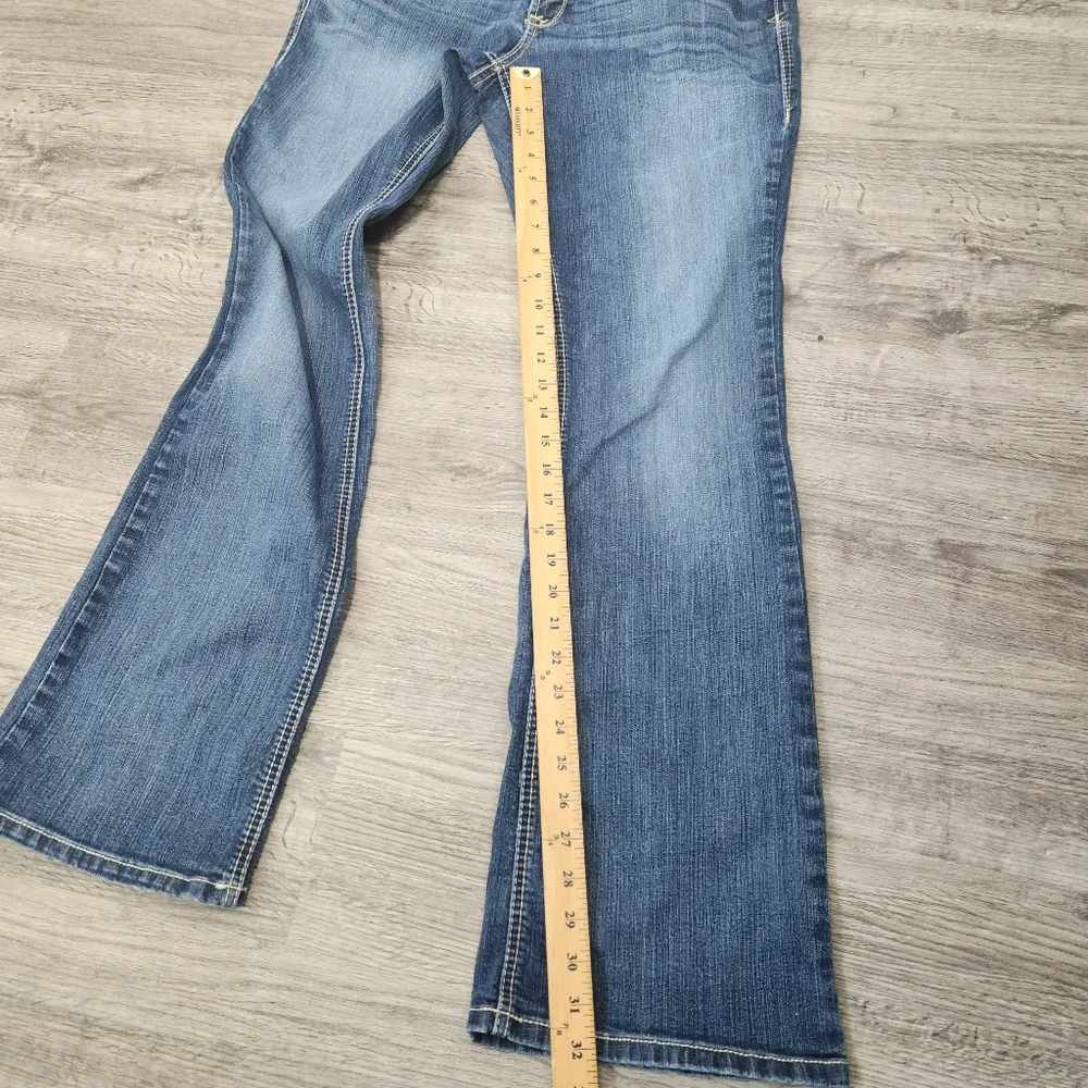 Ariat Real Denim Womens Jeans Size 32L western Cowgirl Riding Rodeo - Picture 6 of 13